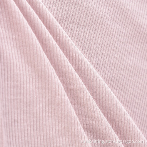 Liva Eco Viskos Spandex Ribbat tyg